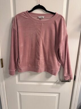 Cable & Gauge Dusty Rose Pullover Sweatshirt